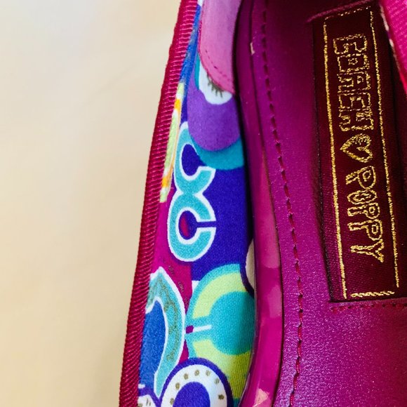 NEW! COACH POPPY CAPER EMBELLISHED WITH BOW BALLET FLATS - Picture 4 of 7